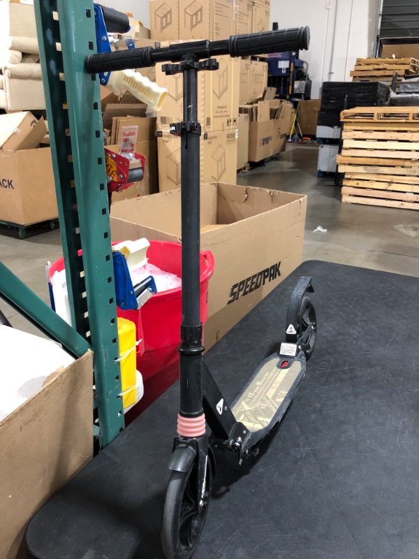 Photo 1 of Hikole Scooters for Adults Teens, Kick Scooter with Adjustable Height Dual Suspension and Shoulder Strap 8 inches Big Wheels Scooter Smooth Ride Commuter Scooter Best Gift for Kids Age 10 Up
WELL USED CONDITION.