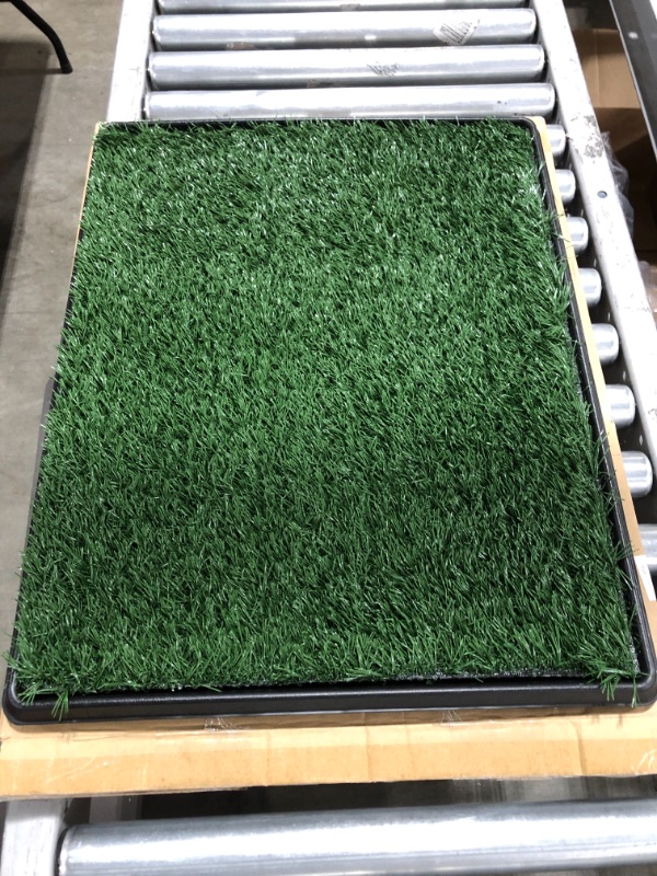 Photo 1 of 
Artificial Grass Puppy Pad for Dogs and Small Pets – Portable Training Pad with Tray – Dog Housebreaking Supplies by PETMAKER (20" x 25")
