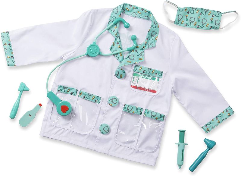 Photo 1 of Melissa & Doug Doctor Role Play Costume Dress-Up Set (7 pcs) Ages 3-6
