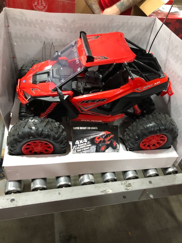 Photo 3 of New Bright RC 1:5 Scale Remote Control Polaris RZR XP PRO ATV 2.4GHz 12.8V	