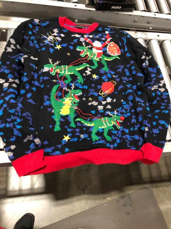 Photo 1 of Blizzard Bay Men's Ugly Christmas Sweater Light Up SZ L
