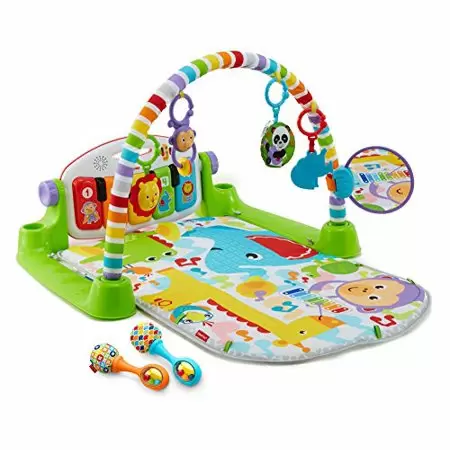 Photo 1 of Fisher-Price Deluxe Kick & Play Piano Gym & Maracas
