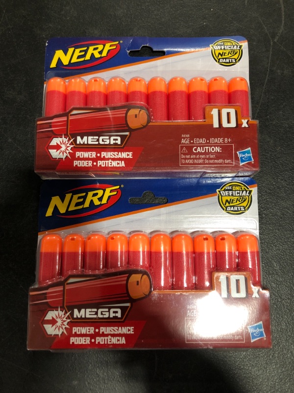 Photo 3 of Nerf N-Strike Mega Dart Refill (10 Pack)
LOT OF 2.