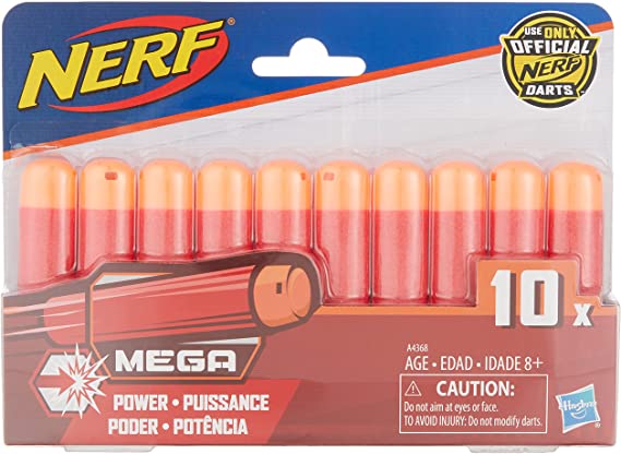 Photo 1 of Nerf N-Strike Mega Dart Refill (10 Pack)
LOT OF 2.