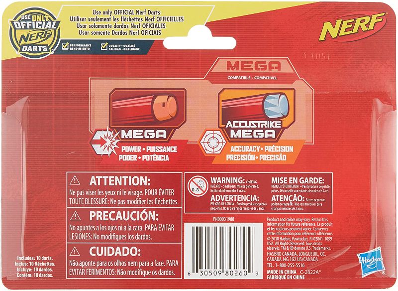 Photo 2 of Nerf N-Strike Mega Dart Refill (10 Pack)
LOT OF 2.