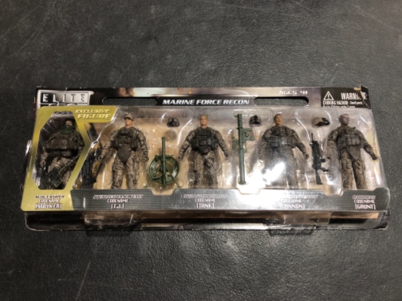 Photo 3 of Elite Force Marine Recon Action Figures – 5 Pack Military Toy Soldiers Playset | Realistic Gear and Accessories – Sunny Days Entertainment
