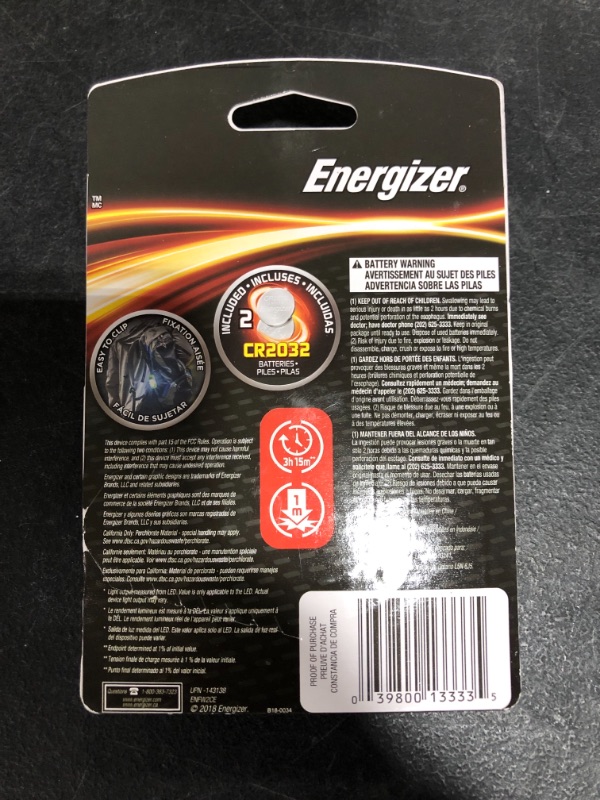 Photo 3 of Energizer Wearable LED FlashLight Green

