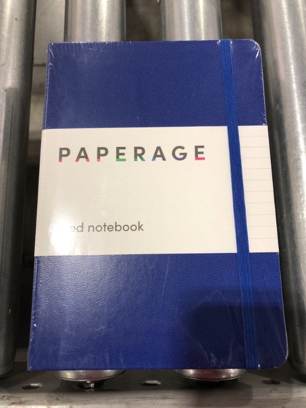 Photo 3 of PAPERAGE Lined Journal Notebook, (Navy), 160 Pages, Medium 5.7 inches x 8 inches - 100 gsm Thick Paper, Hardcover
