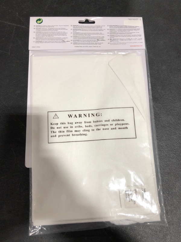 Photo 2 of Baker Ross AR611 Large Drawstring Bags-Pack of 2, Fabric Canvas Carrier for Kids to Personalise and Paint Your Own in Children's Arts and Crafts, White
LOT OF 6.