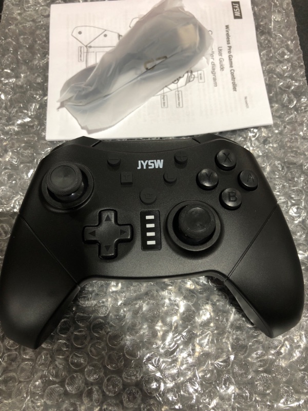 Photo 2 of JYSW WIRELESS CONTROLLER FOR NINTENDO SWITCH/SWITCH LITE. BLACK.