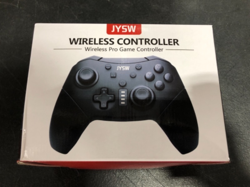 Photo 1 of JYSW WIRELESS CONTROLLER FOR NINTENDO SWITCH/SWITCH LITE. BLACK.