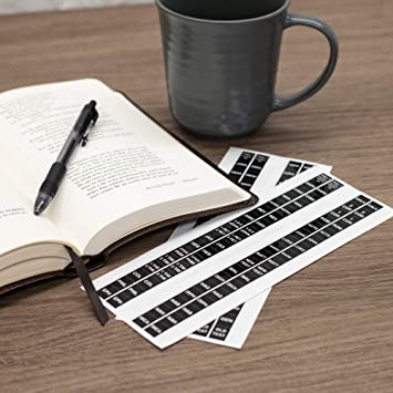 Photo 1 of Black Quick Reference Adhesive Old and New Testament Bible Indexing Tabs
LOT OF 3.