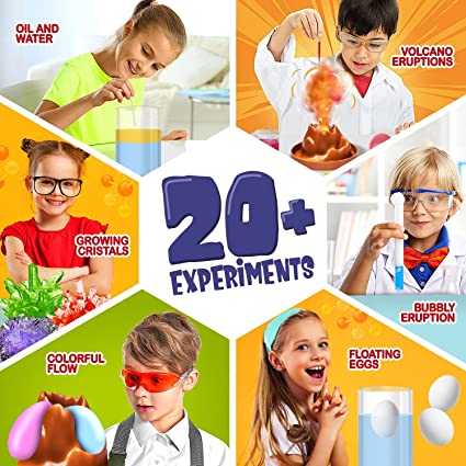 Photo 2 of Learn & Climb 21 Science Experiments for Kids - Science Kit Gift Set - Ages 6-8
