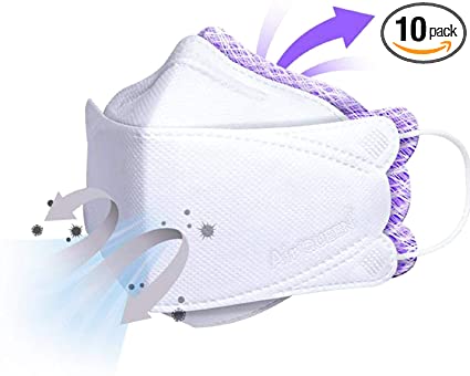 Photo 1 of [Pack of 10] [Air Queen] 3-Layers Nano-Filter Face Safety Mask for Adult [Individually Packaged] [Made in Korea]
