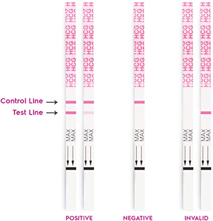 Photo 2 of AccuMed Pregnancy Test Strips, 25-Count Individually Wrapped Pregnancy Strips, Early Home Detection Pregnancy Test Kit, Clear HCG Test Results, Over 99% Accurate
