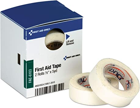 Photo 1 of First Aid Only FIRST AID,TAPE,1/2X5 YARD
LOT OF 6.