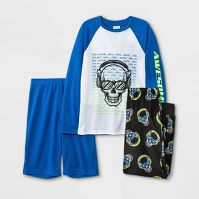 Photo 1 of Jellifish Kids Boys' 3pc Skull Pajama Set - Blue
SIZE M/M (8).