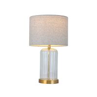 Photo 1 of 18.5" Glass Base Table Lamp Clear (Includes LED Light Bulb) - Project 62™

