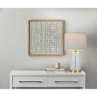 Photo 1 of 18.5" Glass Base Table Lamp Clear (Includes LED Light Bulb) - Project 62™

