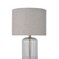 Photo 2 of 18.5" Glass Base Table Lamp Clear (Includes LED Light Bulb) - Project 62™

