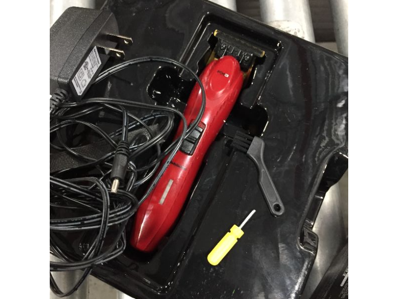 Photo 2 of Babyliss Pro RED Ferrari Designed X3 Cord/Cordless, Zero gap Trimmer FXX3T
