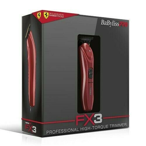 Photo 1 of Babyliss Pro RED Ferrari Designed X3 Cord/Cordless, Zero gap Trimmer FXX3T
