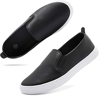 Photo 1 of hash bubbie Womens White PU Leather Sneakers Low Top Tennis Shoes Casual Walking Shoes
SZ 7