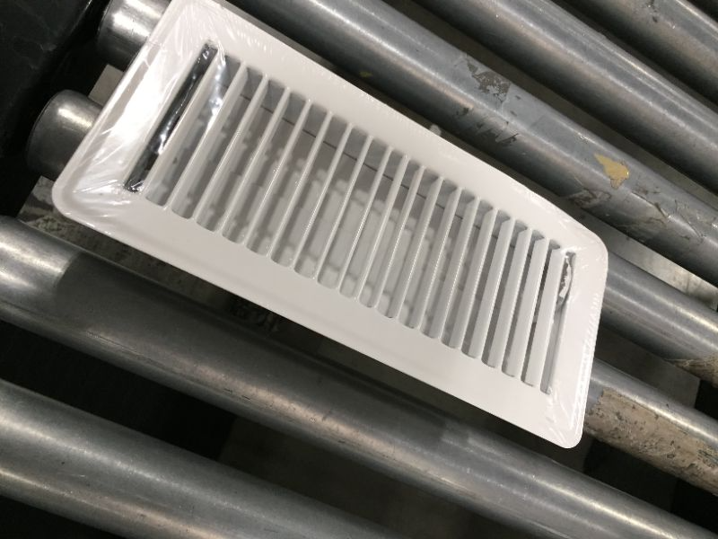 Photo 2 of 4"x10" white floor vents - 