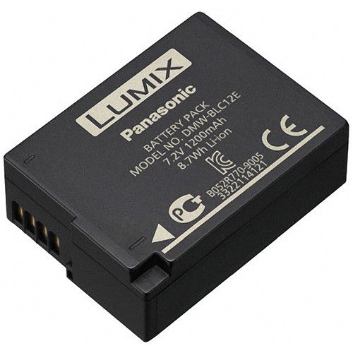 Photo 1 of Panasonic DMW-BLC12 7.2V 1200mAh Lithium-Ion Battery for Select Lumix Cameras
