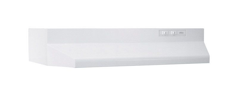 Photo 1 of Broan ADA 40000 Series 30" White Under-Cabinet Range Hood

