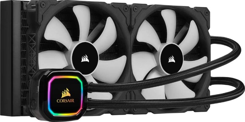 Photo 1 of Corsair iCUE H115i RGB Pro XT, 280mm Radiator, Dual 140mm PWM Fans, Software Control, Liquid CPU Cooler
