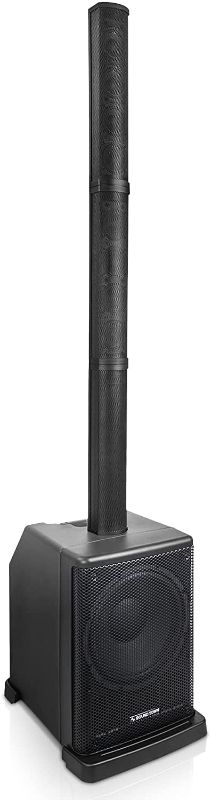 Photo 1 of Sound Town Portable Line Array Column PA/DJ System with 12" Powered Subwoofer, TWS Bluetooth, DSP, Carry Bag (CARPO-L2)

