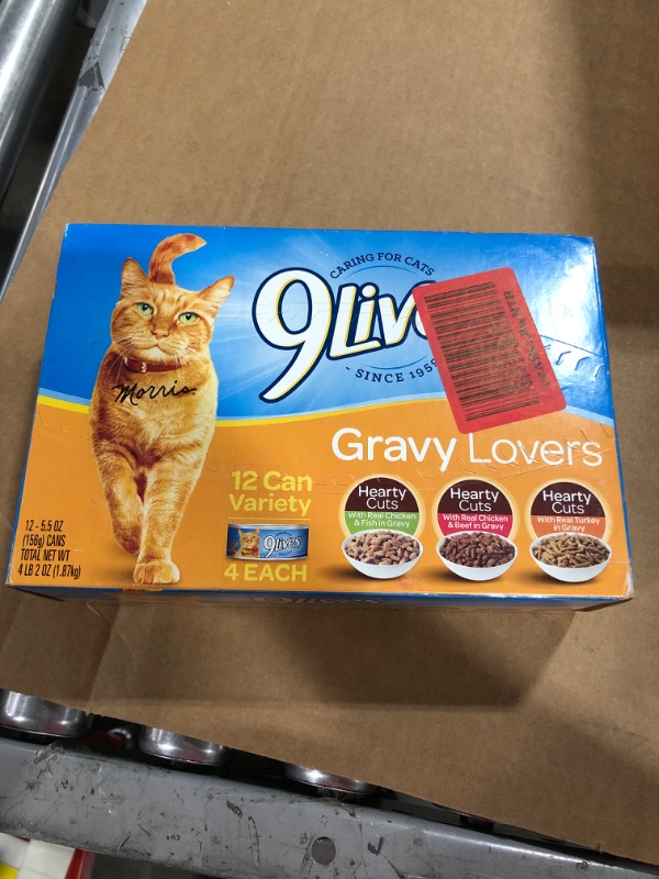 Photo 2 of 9Lives Variety Pack Favorites Wet Cat Food, 5.5 Ounce Cans
