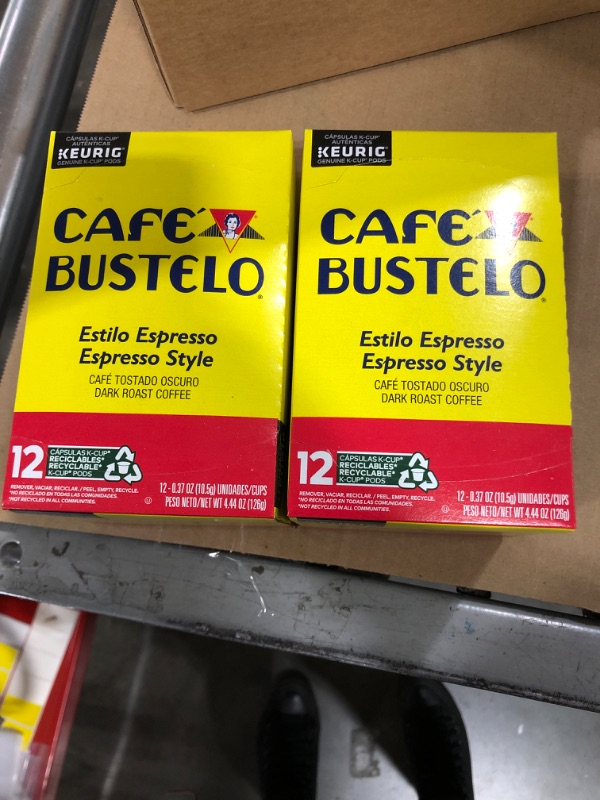 Photo 2 of Café Bustelo Espresso Style Dark Roast Coffee, 24 Keurig K-Cup Pods 2 PACK 
