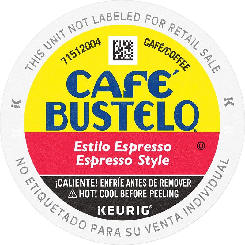 Photo 1 of Café Bustelo Espresso Style Dark Roast Coffee, 24 Keurig K-Cup Pods 2 PACK 
