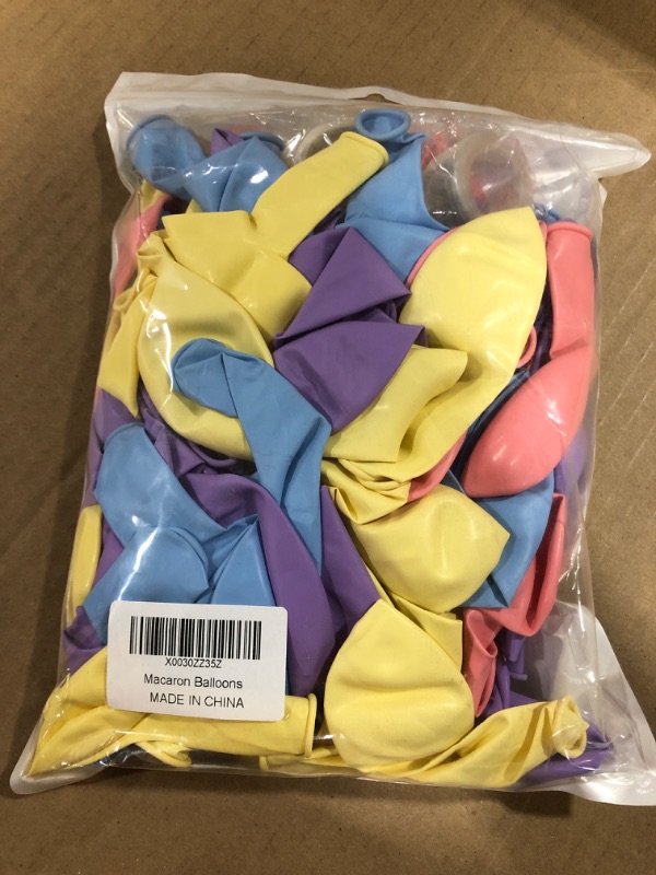Photo 1 of 122 PCS Pastel Balloons Garland Arch Kit,Macaron Candy Color Pastel Balloons Set,Rainbow Balloons Gold Confetti Balloons for Wedding,Birthday Party,Baby Shower Decorations
