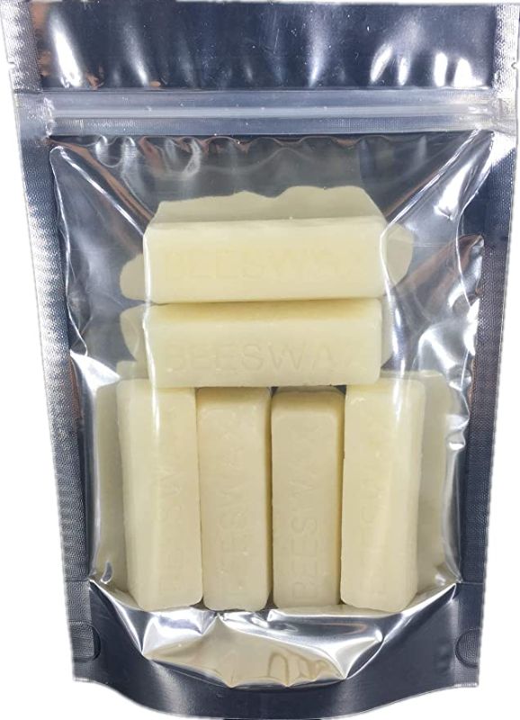 Photo 1 of Beesworks® (6) 1oz White Beeswax Bars - Package of (6) 1oz Bars (6oz) - Cosmetic Grade.
