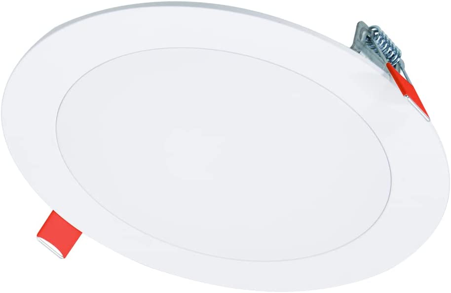 Photo 1 of Halo HLBPH6099FS1EMWR Canless Recessed Downlight w/Remote Driver/Junction Box Integrated LED Kit HLBPH Selectable 2700K, 3000K, 3500K, 4000K, 5000K CCT New Construction 6 inch White
