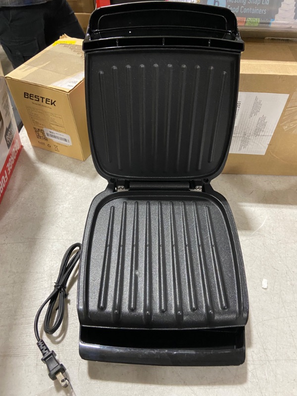 Photo 3 of 4-Serving Basic Plate Grill - Black
