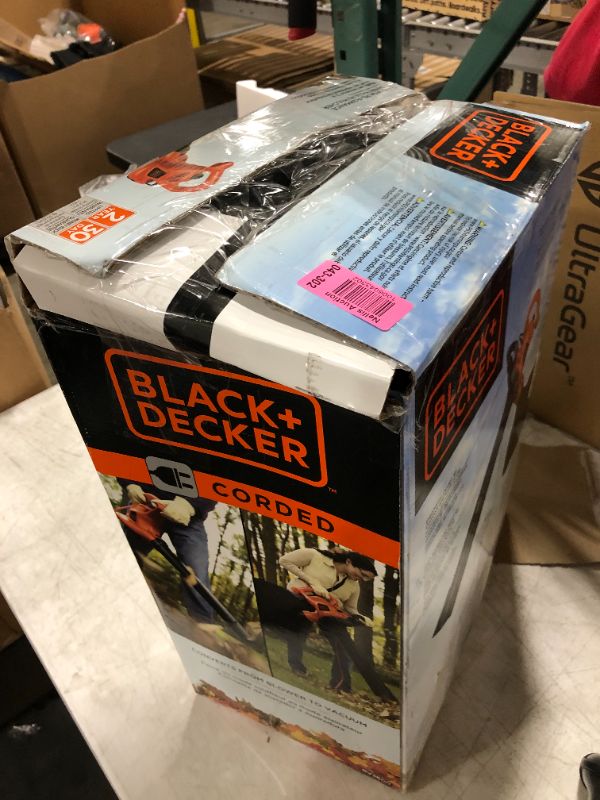 Photo 5 of Black & Decker Bv3600 - 12 Amp Blower/Vacuum