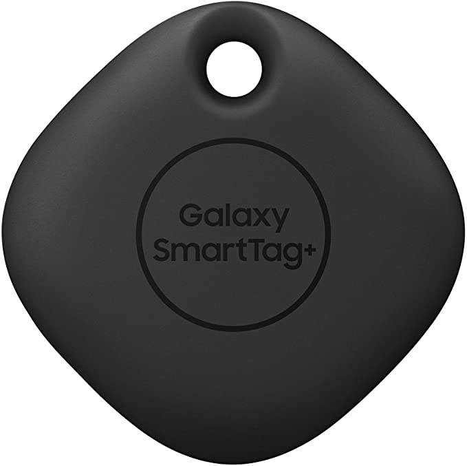 Photo 1 of Samsung Galaxy SmartTag+ Plus, 1 Pack, Bluetooth Smart Home Accessory, Attachment to Locate Lost Items, Pair with Phones Android 11 or Higher, Black
