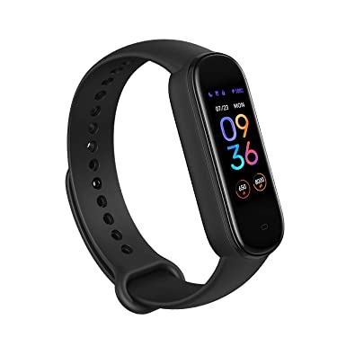 Photo 1 of Amazfit Band 5 Activity Fitness Tracker with Alexa Built-in, 15-Day Battery Life, Blood Oxygen, Heart Rate, Sleep & Stress Monitoring, 5 ATM Water Resistant, Fitness Watch for Men Women Kids, Black
