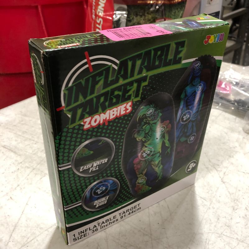 Photo 1 of 2 Pack 36” Inflatable Target, Zombie & Alien Shooting Practice Targets for Foam Blaster Gun Toy (Double Sided)
