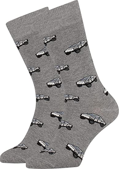 Photo 1 of Funny Socks Cool socks Cybertruck Meme Socks Tesla Elon Musk for Men, Women and Cyborgs mens size 8-12
