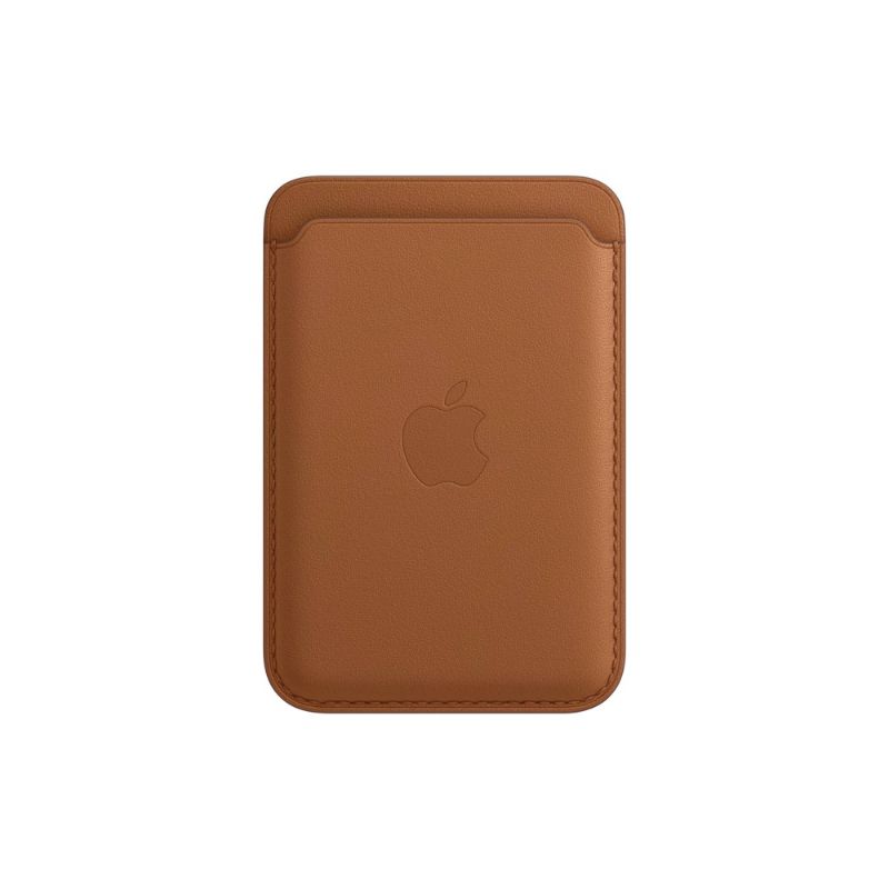 Photo 1 of Apple iPhone Leather Wallet with MagSafe - Saddle Brown
