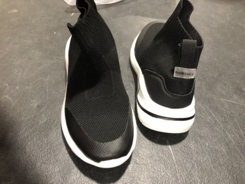 Photo 1 of Engtoy Kids Boys Girls Running Shoes Comfortable Athletic Slip on Sock Sneakers Lightweight Walking Shoes(Toddler/Little Kid/Big Kid) Size4 
