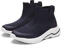Photo 1 of Engtoy Kids Boys Girls Running Shoes Comfortable Athletic Slip on Sock Sneakers Lightweight Walking Shoes(Toddler/Little Kid/Big Kid) Size4 
