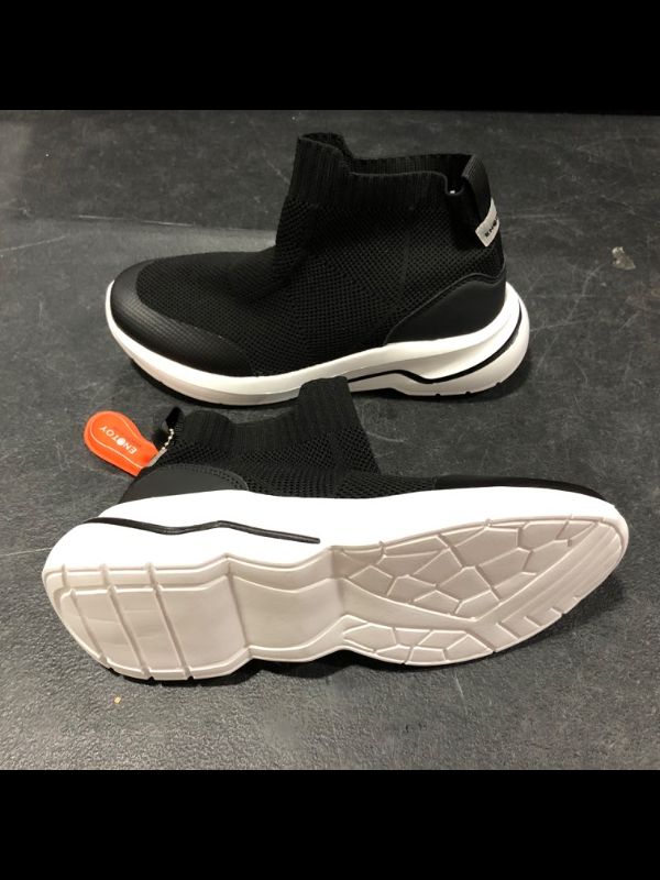Photo 1 of Engtoy Kids Boys Girls Running Shoes Comfortable Athletic Slip on Sock Sneakers Lightweight Walking Shoes(Toddler/Little Kid/Big Kid) Size4 
