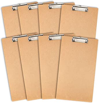 Photo 1 of 9" x 15.5" Metal Clipboard - Pack of 8 - Dark
