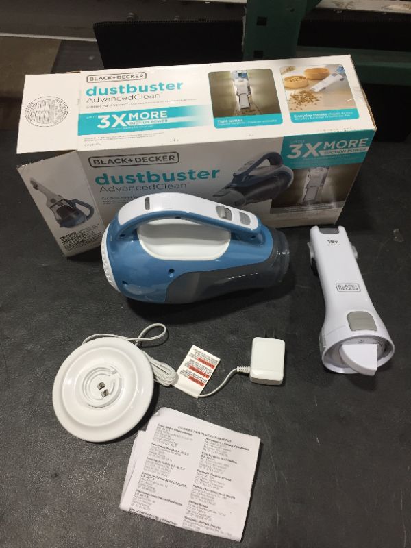 Photo 2 of BLACK+DECKER 885911268707 16V Cordless Dust Buster Hand Vacuum--Tested--
